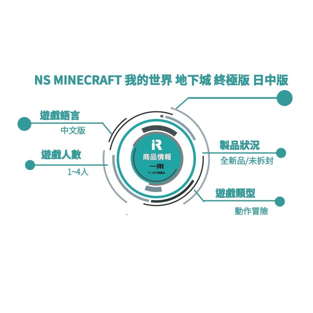【全新現貨】 NS Switch 我的世界 地下城 終極版 日中版 中文版 Minecraft 麥塊 可多人【一樂電玩】-細節圖2