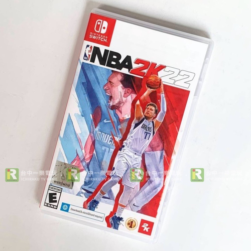 【優質二手電玩】A級品 NS 任天堂 Switch NBA 2K22 美中版 中文版 職籃 籃球 運動【一樂電玩】