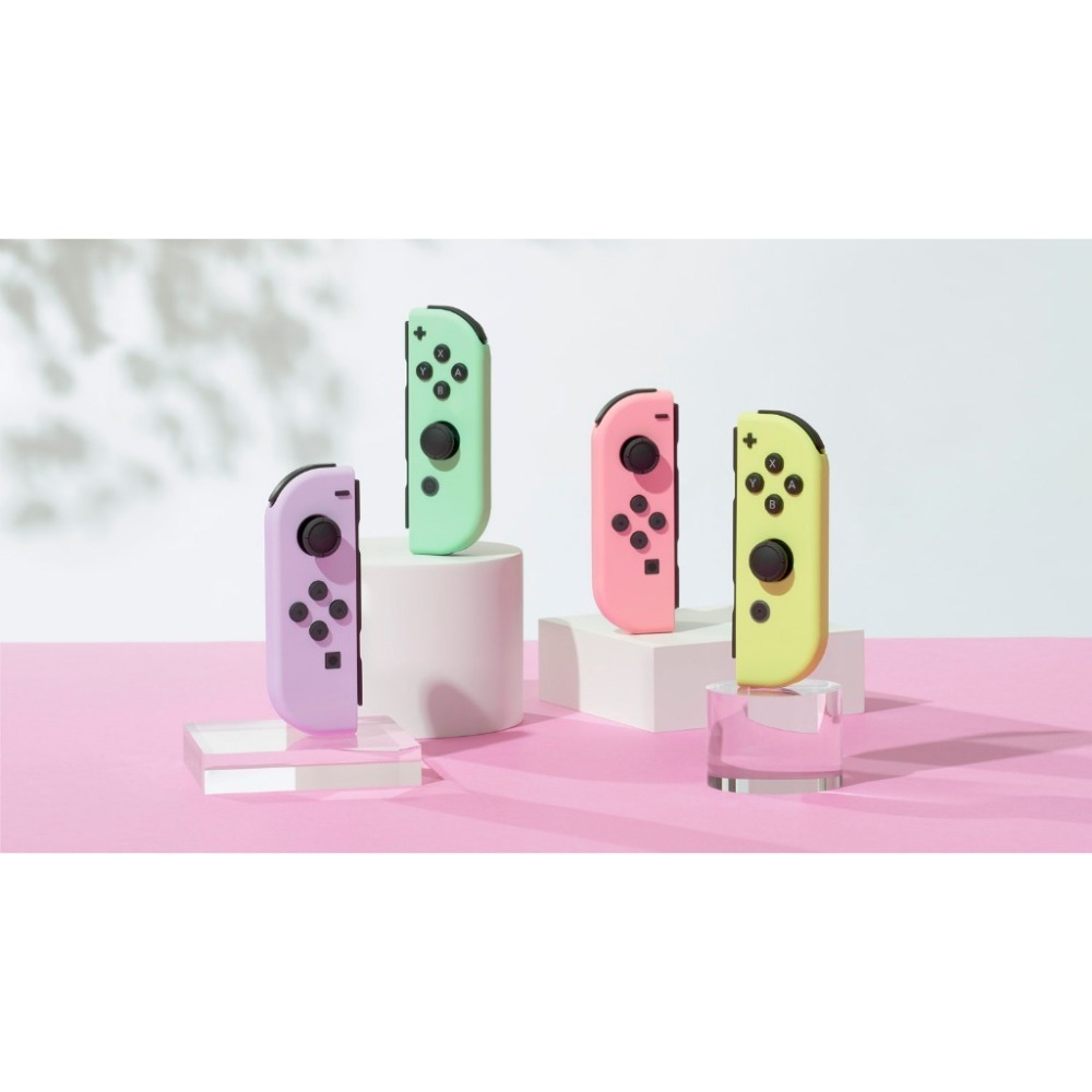 【全新現貨】NS 任天堂 Switch Joy-Con 新色 左右手控制器 紫綠 粉紫粉綠 淡雅 淺色淡色【一樂電玩】-細節圖2