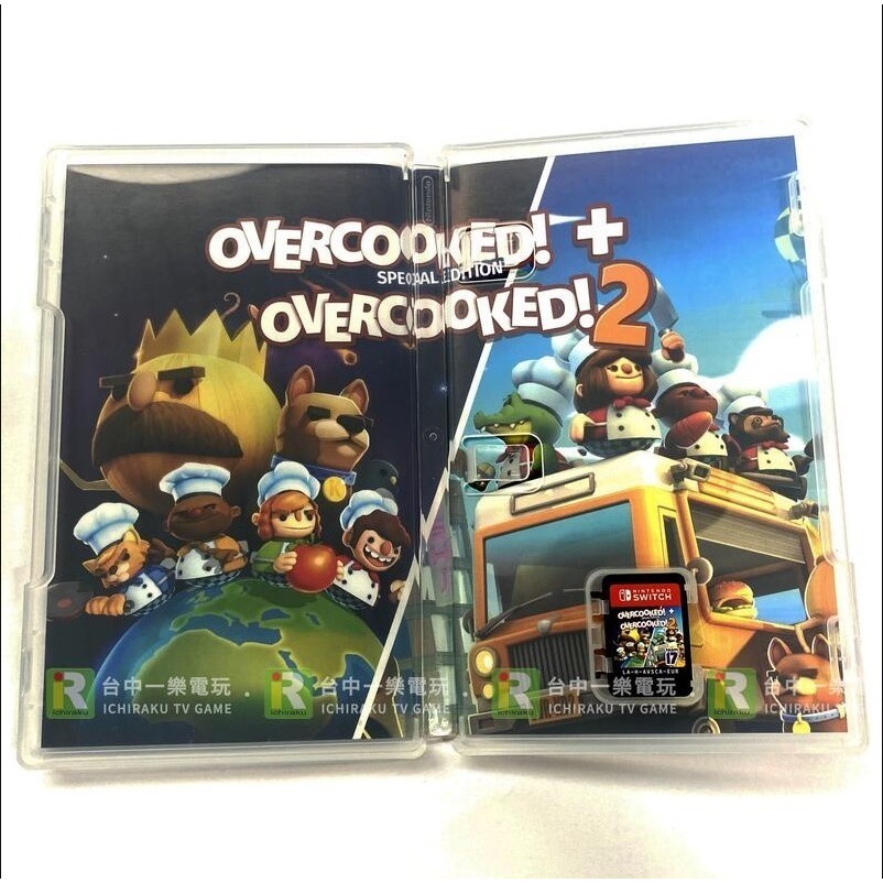 【優質二手電玩】特A級品 NS 任天堂 Switch 煮過頭1+2 overcook 中英文版 胡鬧廚房【台中一樂】-細節圖2