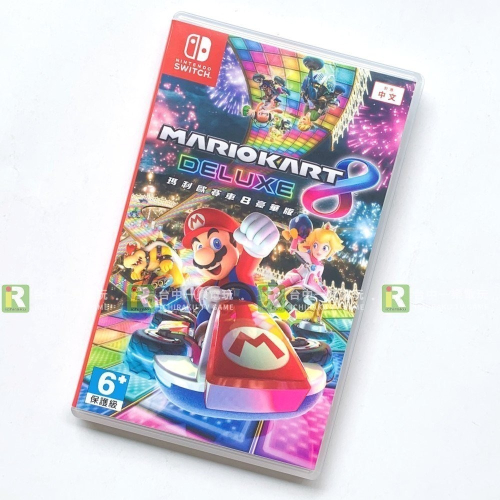 【優質二手電玩】A級品 NS 任天堂 switch 瑪利歐賽車 8 豪華版 中文版 馬力歐 瑪莉【一樂電玩】