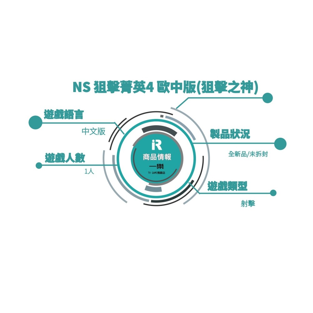 【全新現貨】NS 任天堂 switch 狙擊之神4 中文版 狙擊菁英 狙神 Sniper Elite【一樂電玩】-細節圖2