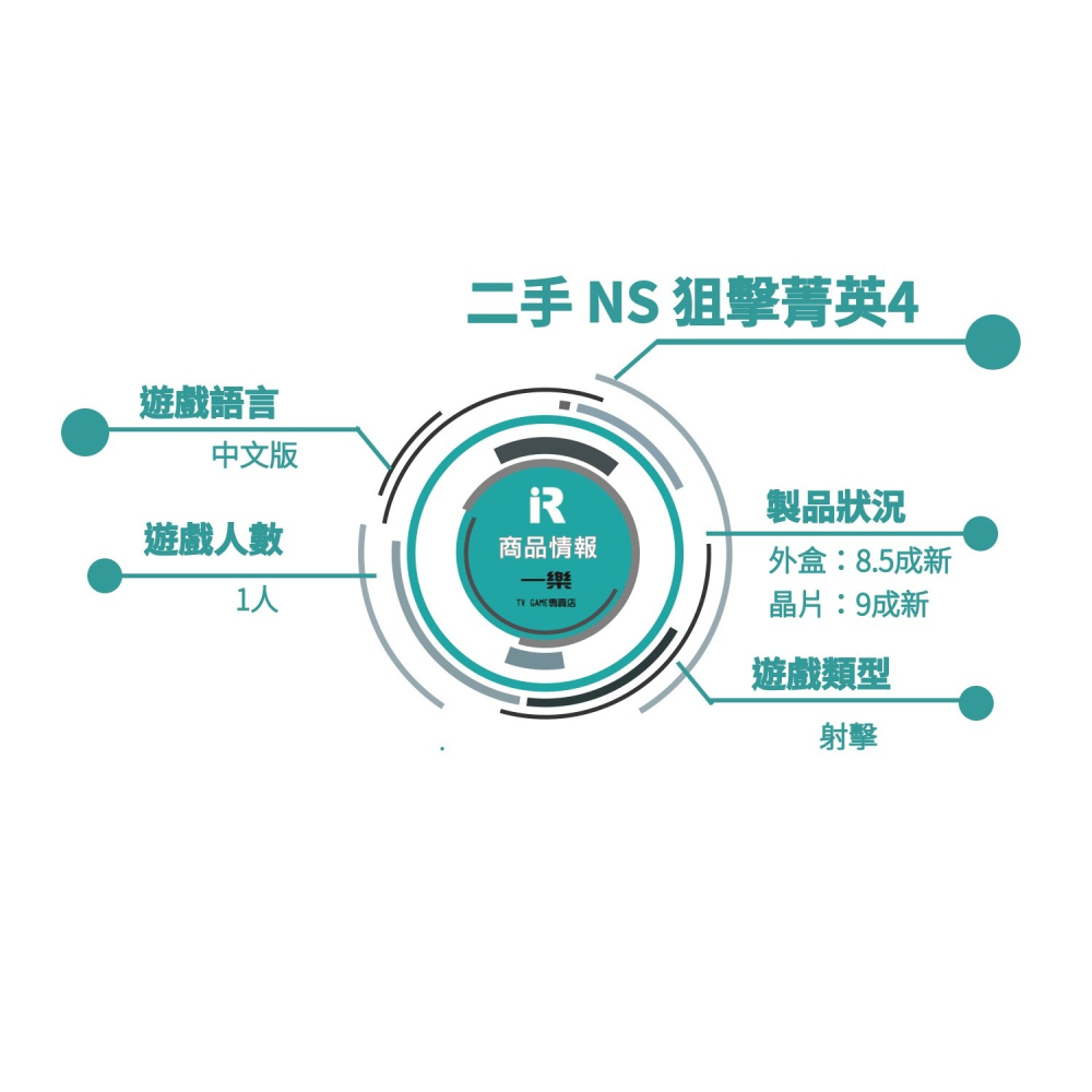 【優質二手電玩】NS 任天堂 Switch 狙擊菁英 4 中文版 狙擊之神 狙神 Sniper【一樂電玩】-細節圖3