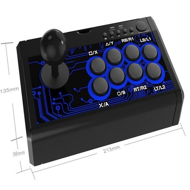 【手感升級】現貨 NS 任天堂 Switch 快打旋風 30週年合輯 英文版+DOBE 格鬥街機搖桿 小搖【一樂電玩】-細節圖2