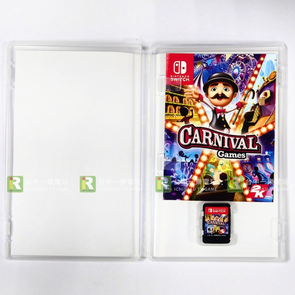 【優質二手電玩】NS 任天堂 Switch 體感嘉年華 Carnival Games 中文版 美版 多人同樂【一樂電玩】-細節圖2