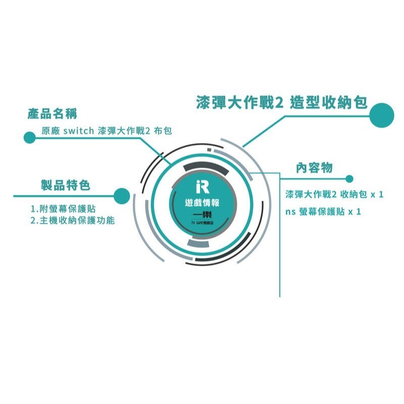 【全新原廠】NS 任天堂 switch 漆彈大作戰2 收納包 便攜包 主機包 漆彈包 斯普拉遁2 附保護貼 【一樂電玩】-細節圖3