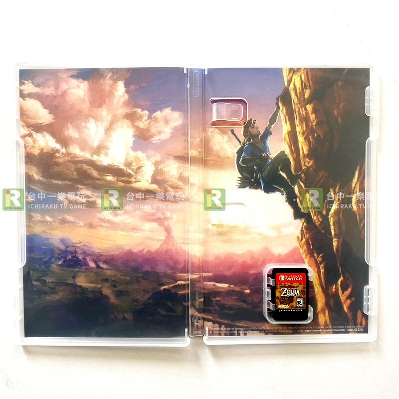 【優質二手電玩】NS 任天堂 Switch 薩爾達傳說 曠野之息 美中版 荒野之息 中文版 冒險【一樂電玩】-細節圖2