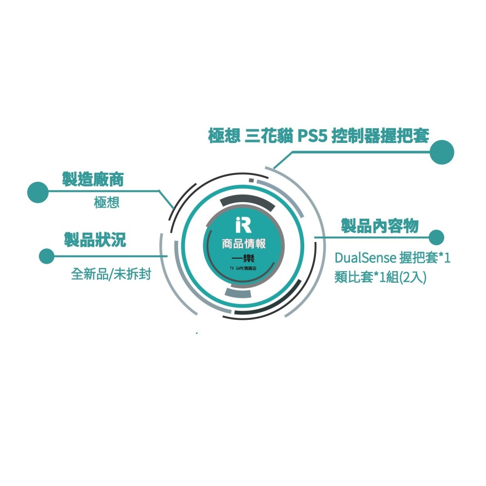 【全新現貨】PS5 手把矽膠套 果凍套 極想 三花貓 保護套 握把套 附貓掌類比套 控制器專用 止滑可拆洗 【一樂電玩】-細節圖2
