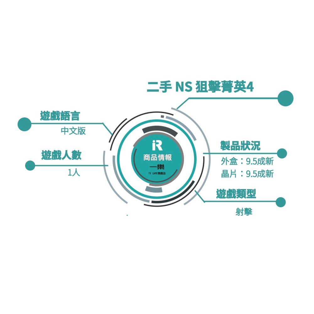 【優質二手電玩】特A級品 NS 任天堂 Switch 狙擊菁英 4 中文版 狙擊之神 狙神 Sniper【一樂電玩】-細節圖3