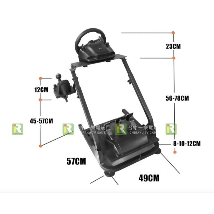 【全新現貨】Thrustmaster TS-XW P310方向盤 + 可折疊賽車支架 賽車架 XBOX PC【一樂電玩】-細節圖3