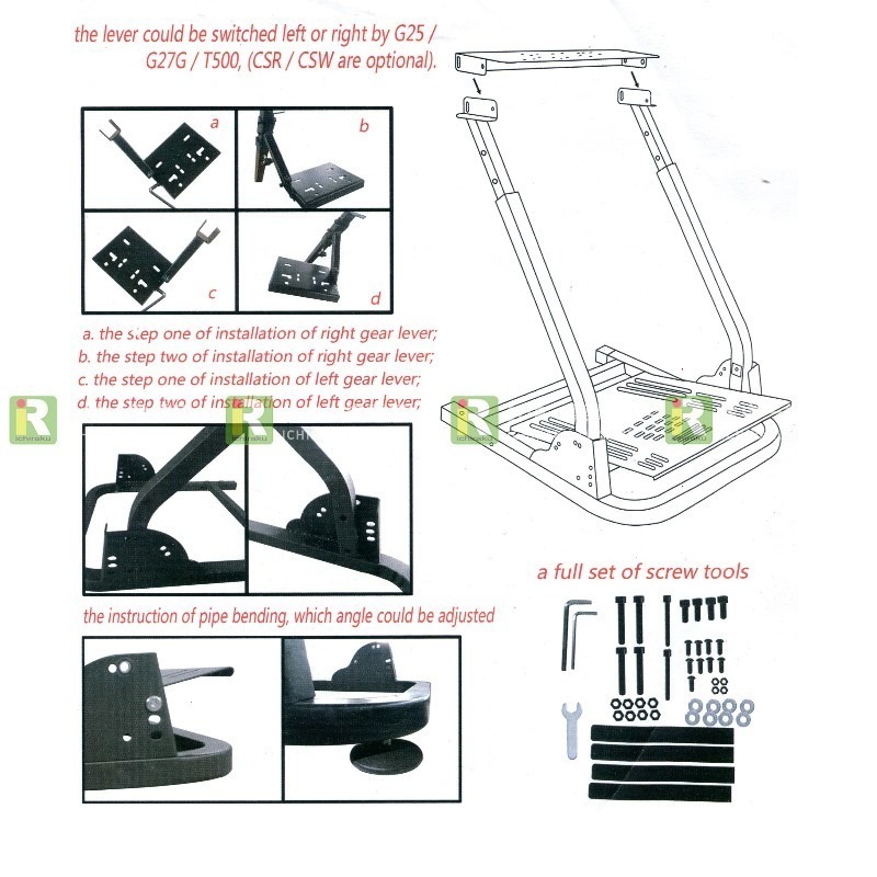 【全新現貨】Thrustmaster TS-XW P310方向盤 + 可折疊賽車支架 賽車架 XBOX PC【一樂電玩】-細節圖4