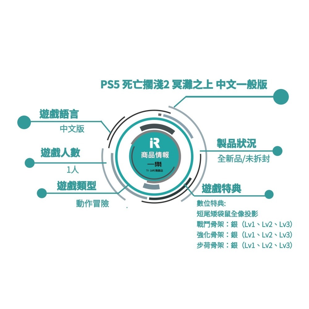 【全新現貨】PS5 死亡擱淺2：冥灘之上 中文一般版 DS2 小島秀夫 送貨 續作 動作 【一樂電玩】-細節圖2