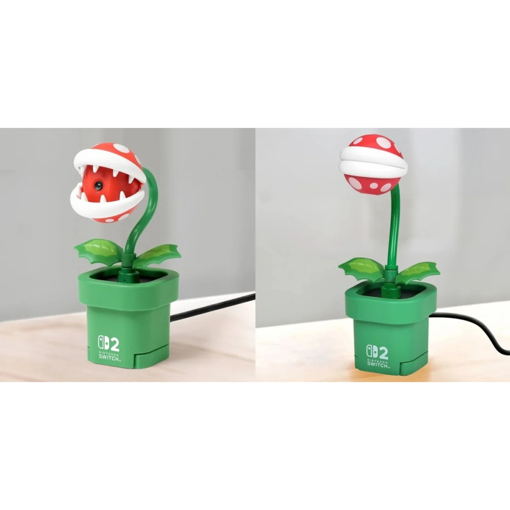 【超Q周邊】全新 NS2 任天堂 Switch2 HORI 吞食花攝影機 食人花 瑪利歐 空前盛會TV必備【一樂電玩】-細節圖2