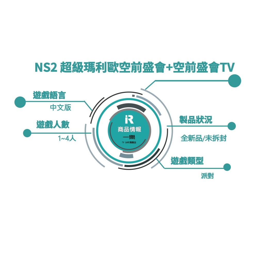 【全新現貨】NS2 任天堂 Switch2 瑪利歐派對 空前盛會+空前盛會TV 中文版 二代主機專用 攝影機【一樂電玩】-細節圖2