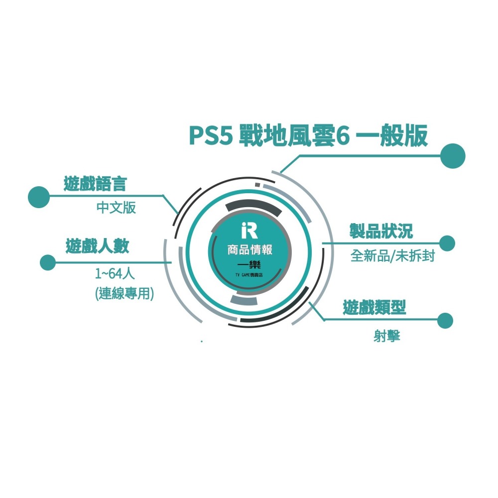 【全新現貨】PS5 戰地風雲6 中文一般版 Battlefield6 槍戰 射擊 連線 多人【一樂電玩】-細節圖2
