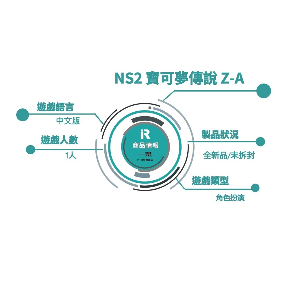 【全新現貨 贈特典卡匣】NS2 任天堂 Switch2 寶可夢傳說Z-A 中文版 ZA 二代主機 最新 AZ【一樂電玩】-細節圖2