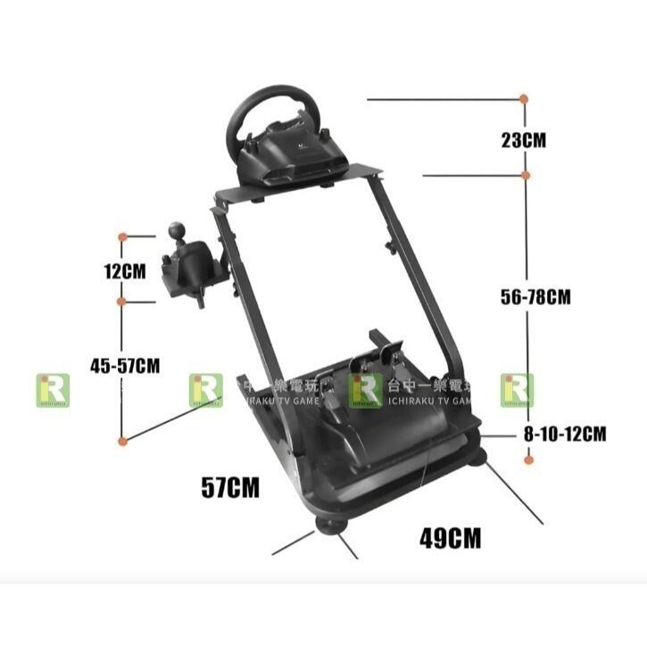 【全新現貨】原廠 Hori PS5 RWA 賽車方向盤 SPF-004A+副廠 賽車支架 PS4/ PC適用【一樂電玩】-細節圖4