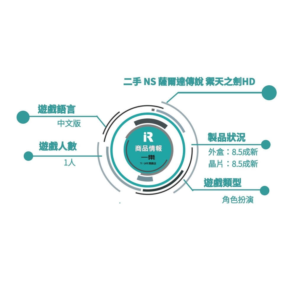 【優質二手電玩】NS 任天堂 Switch 薩爾達傳說 禦天之劍 HD 中文版 角色扮演 體感戰鬥【一樂電玩】-細節圖3