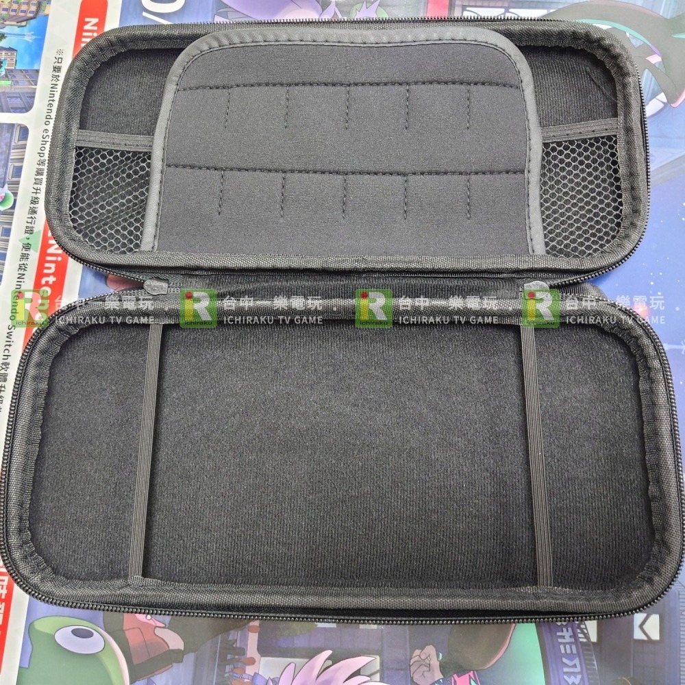 【NS2周邊 贈保貼】現貨 NS2副廠 主機硬殼包 外出包 白色黑邊 收納包 抗壓 素色 素面 非原廠【一樂電玩】-細節圖3