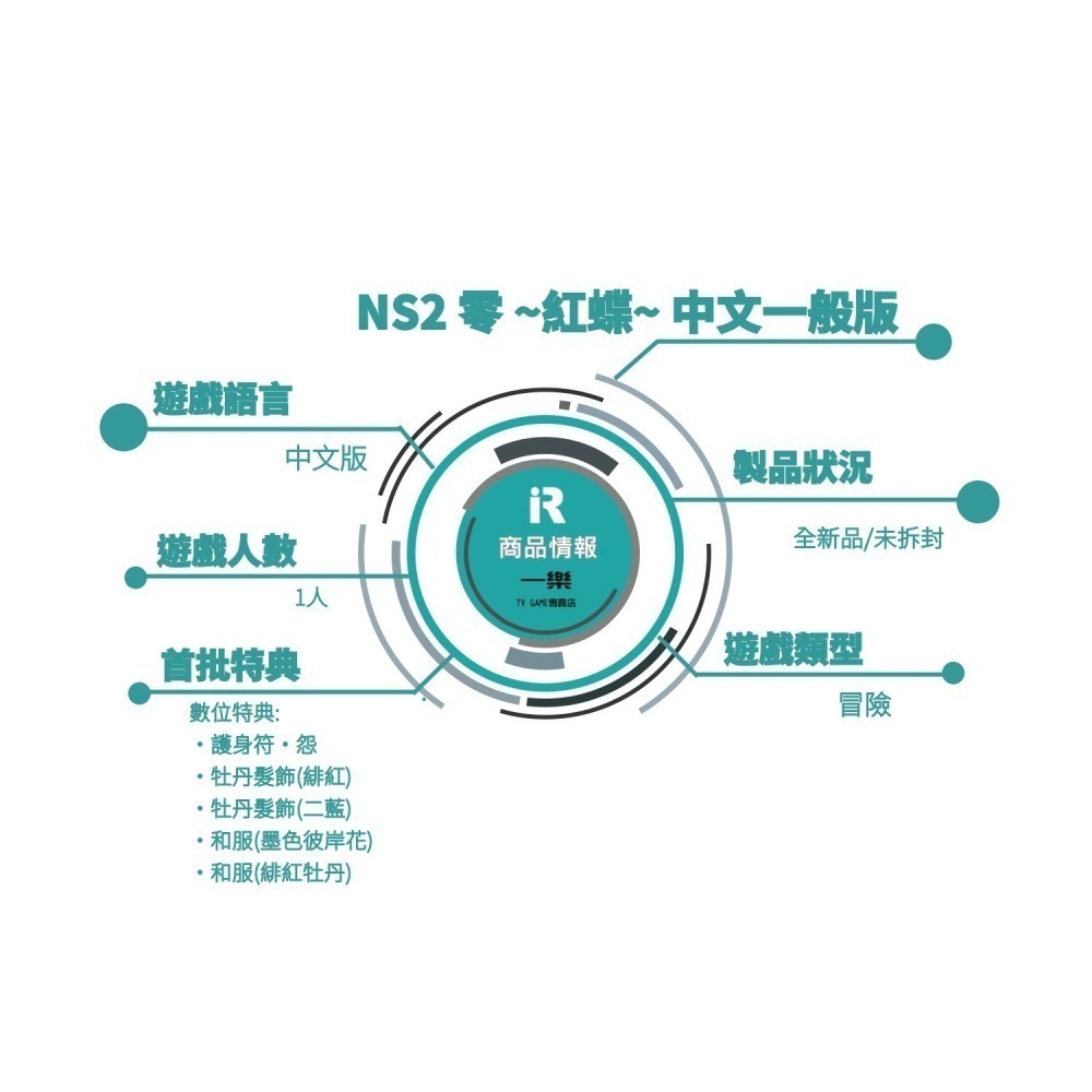 【全新現貨】NS2 任天堂 Switch2 零 ～紅蝶～ REMAKE 中文一般版 紅蝶重製  恐怖冒險【一樂電玩】-細節圖2