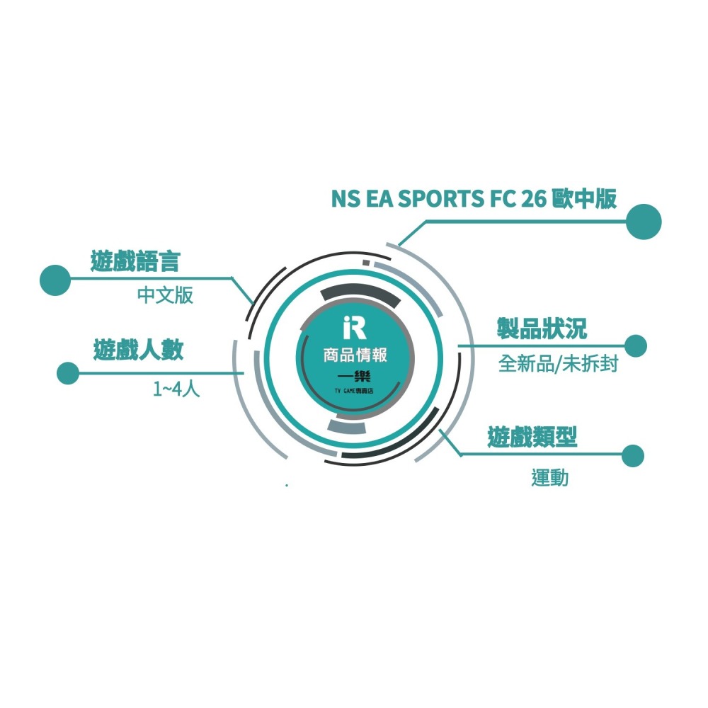 【全新現貨】NS 任天堂 Switch EA SPORTS FC 26 歐中文版 足聯 足盟 世足 世界足球【一樂電玩】-細節圖2