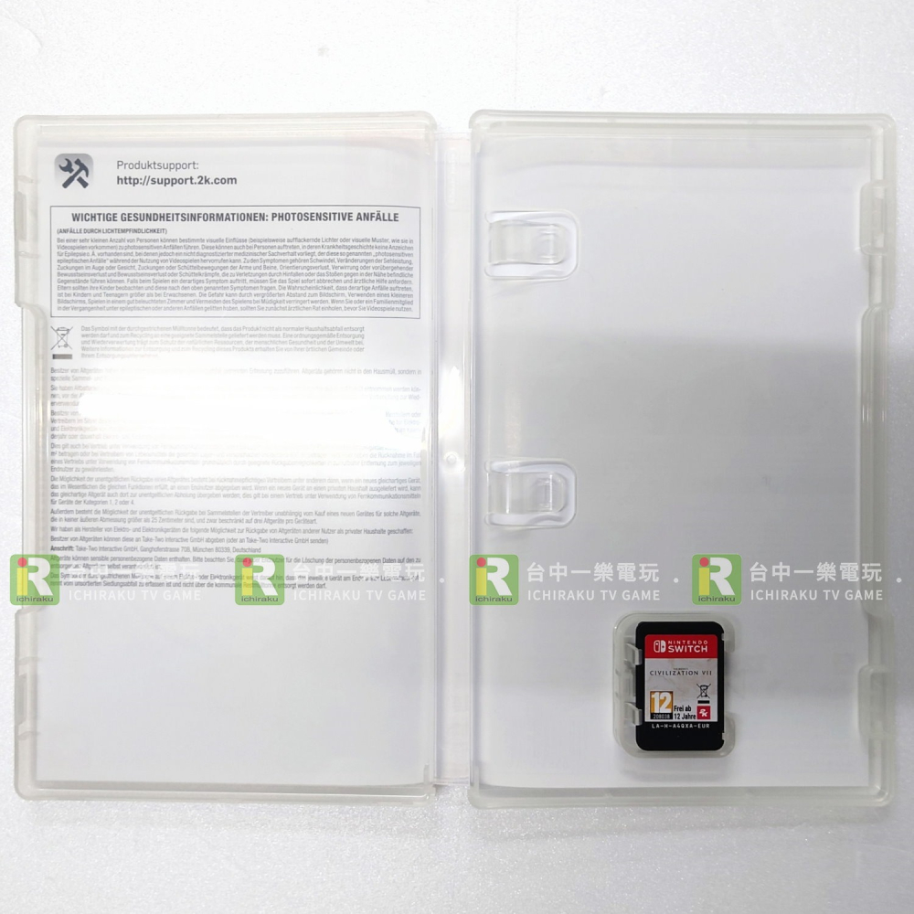 【優質二手電玩】A級品 NS 任天堂 Switch 文明帝國7 中文版 澳版席德梅爾 VII 世紀策略模擬【一樂電玩】-細節圖2