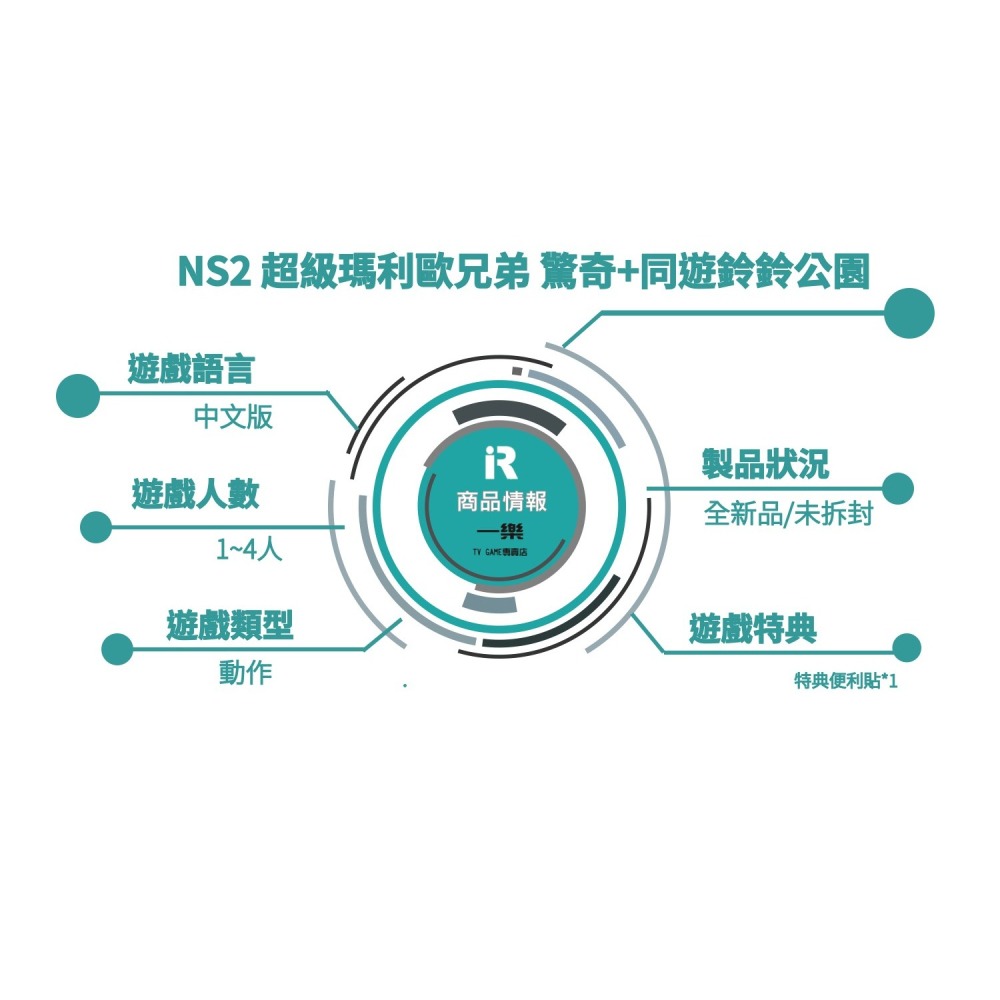 【全新現貨 贈特典便利貼】NS2 任天堂 Switch2 超級瑪利歐兄弟 驚奇 +同遊鈴鈴公園 中文版 大象【一樂電玩】-細節圖2