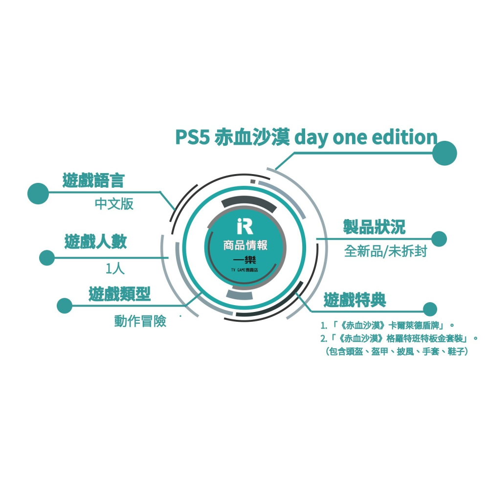 【現貨再到】全新 PS5 赤血沙漠 中文版 Crimson Desert 限定版 特典 動作冒險RPG 開放世界【一樂】-細節圖2