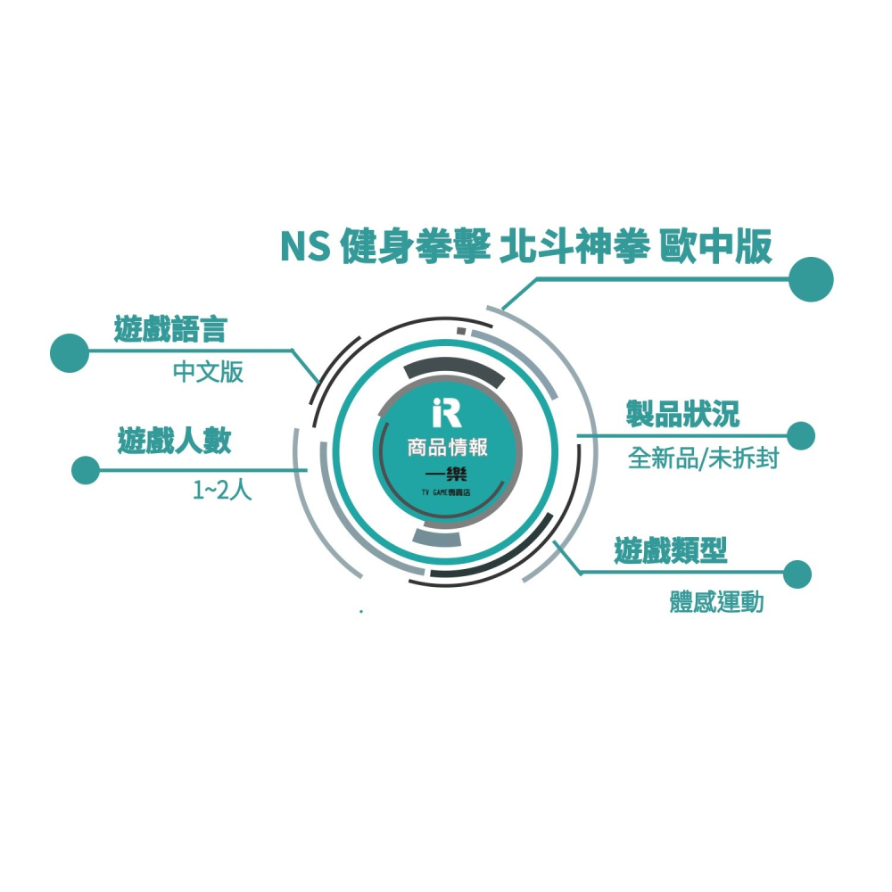 【現貨再到】NS 任天堂 Switch 健身拳擊 北斗神拳 你已經瘦了 歐中版 北斗之拳 有氧燃脂【一樂電玩】-細節圖2