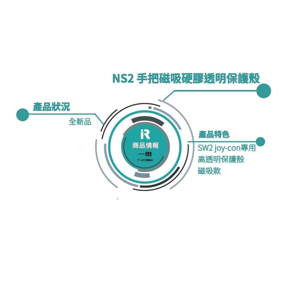 【全新現貨】NS2 任天堂 Switch2 Joy-con 手把磁吸硬膠透明保護殼 二代握把 控制器【一樂電玩】-細節圖2