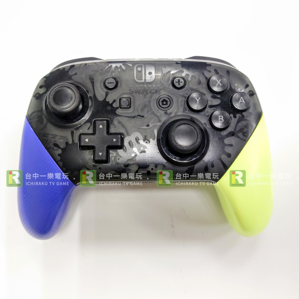 【優質二手電玩】9成新 NS 任天堂 Switch PRO 斯普拉遁3 控制器 握把 手把 二代 把手 中古【一樂電玩】-細節圖2