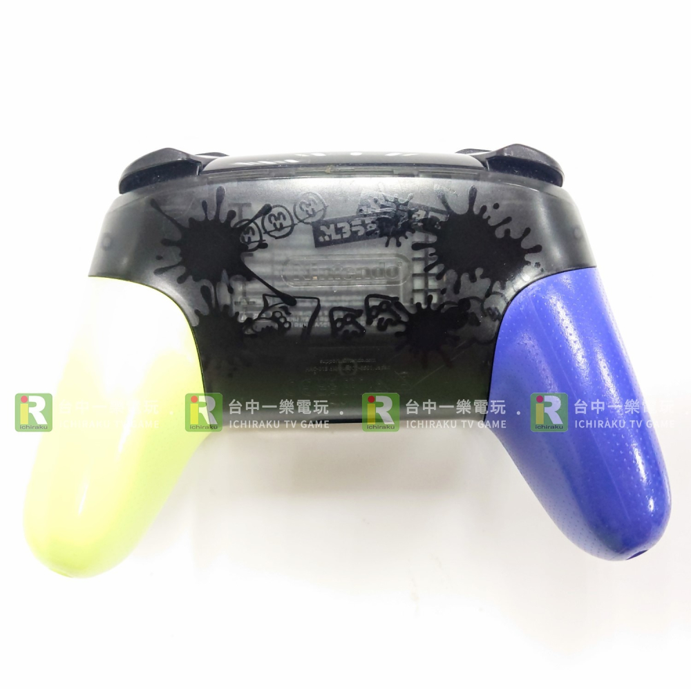 【優質二手電玩】9成新 NS 任天堂 Switch PRO 斯普拉遁3 控制器 握把 手把 二代 把手 中古【一樂電玩】-細節圖3
