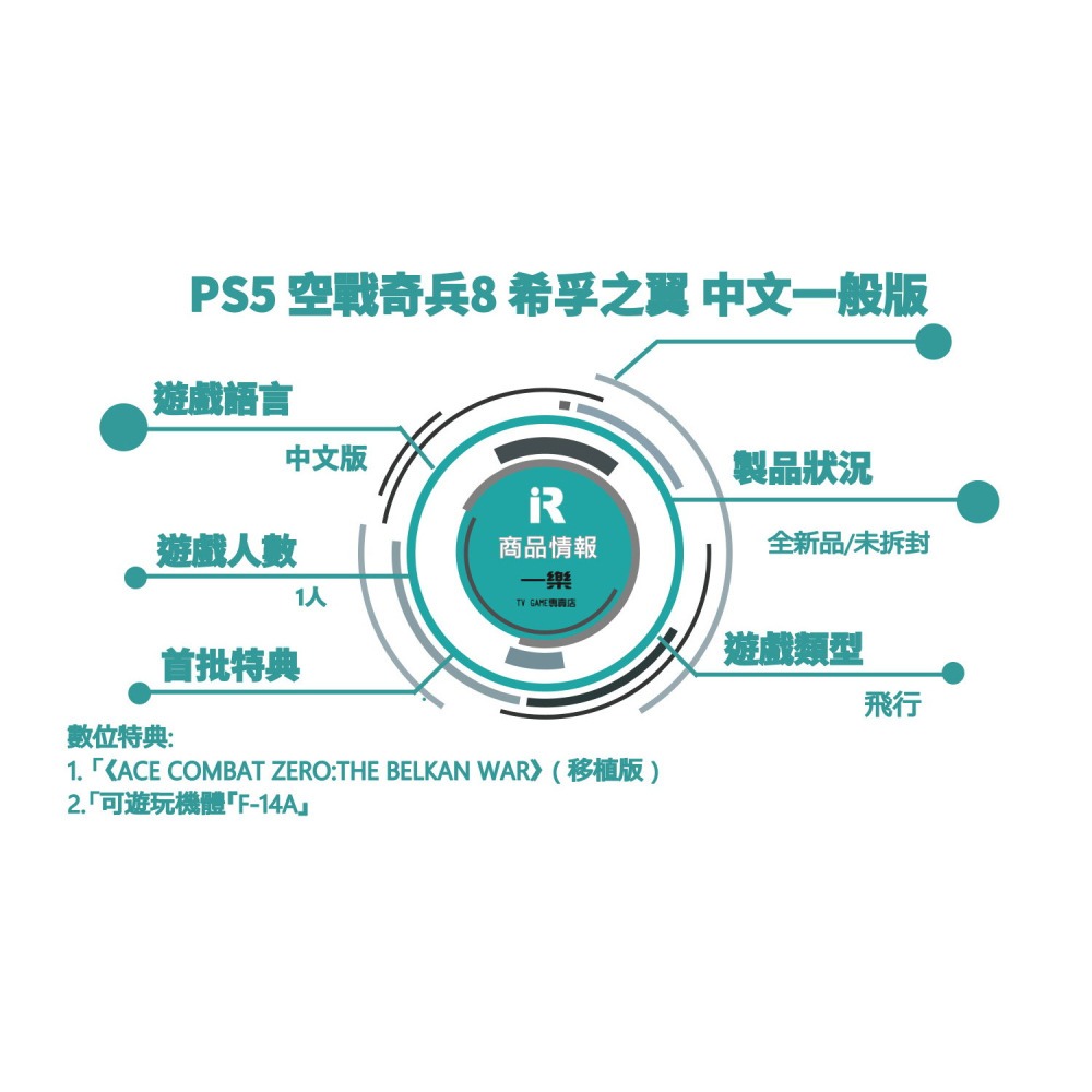 【10/02預定 搶先預購】PS5 空戰奇兵8：希孚之翼 中文版 飛機 戰鬥機 飛行射擊 【一樂電玩】-細節圖2