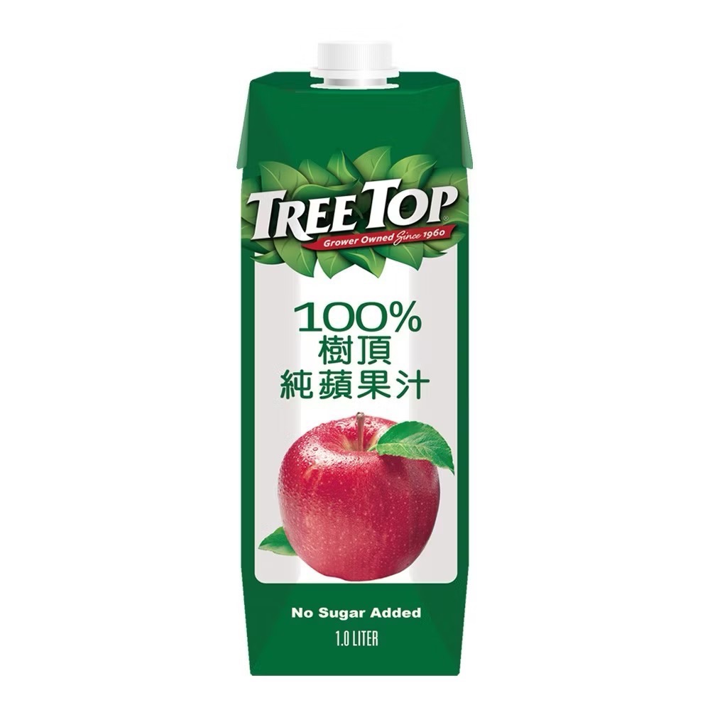 阿爸的店-TREE TOP 樹頂 100% 1L 蘋果汁（樹頂蘋果汁）-細節圖2