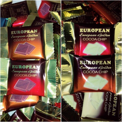 🔥現貨 黑色/白色黃金礦巧克力 6g 奶素 歐式可可片 巧克力 甜食 零食