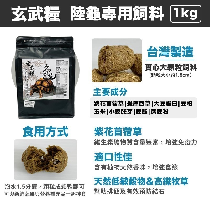 陸龜飼料 烏龜飼料 維益特 高夠力 玄武糧 蘇卡達飼料 陸龜 飼料 彩色飼料 1KG T-REX 紅腿象龜-細節圖5