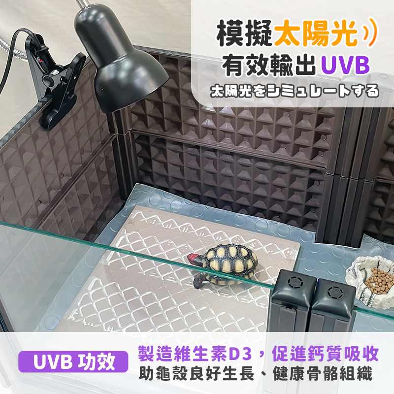 【ＵＶＢ含量足ＸLED超省電】曬背燈 紫外線燈 UVB燈泡 紫外線燈泡 烏龜燈 補鈣燈 5.0 10.0 uvb燈 陸龜-細節圖3