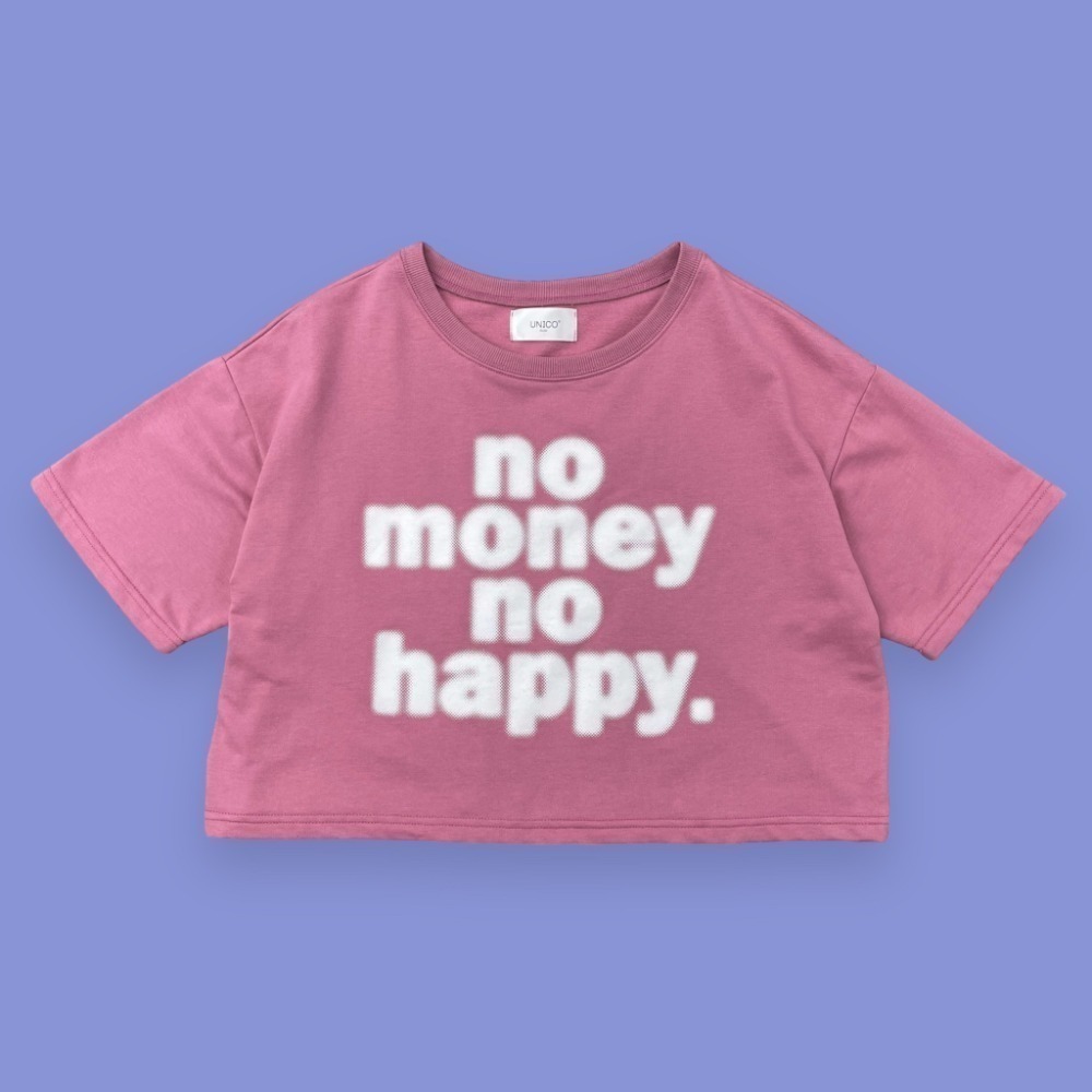 【MOB】no money no happy短T (情侶款)-細節圖7