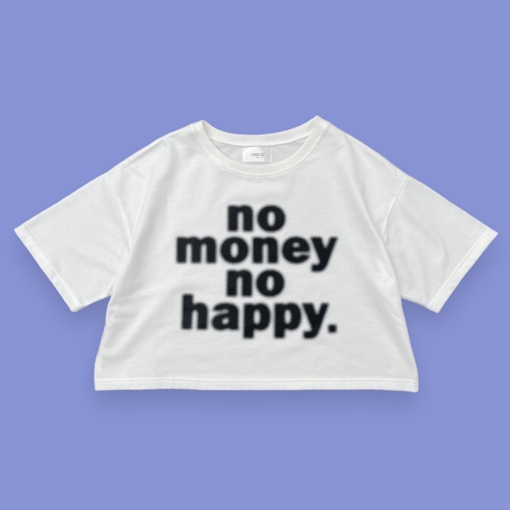 【MOB】no money no happy短T (情侶款)-細節圖9