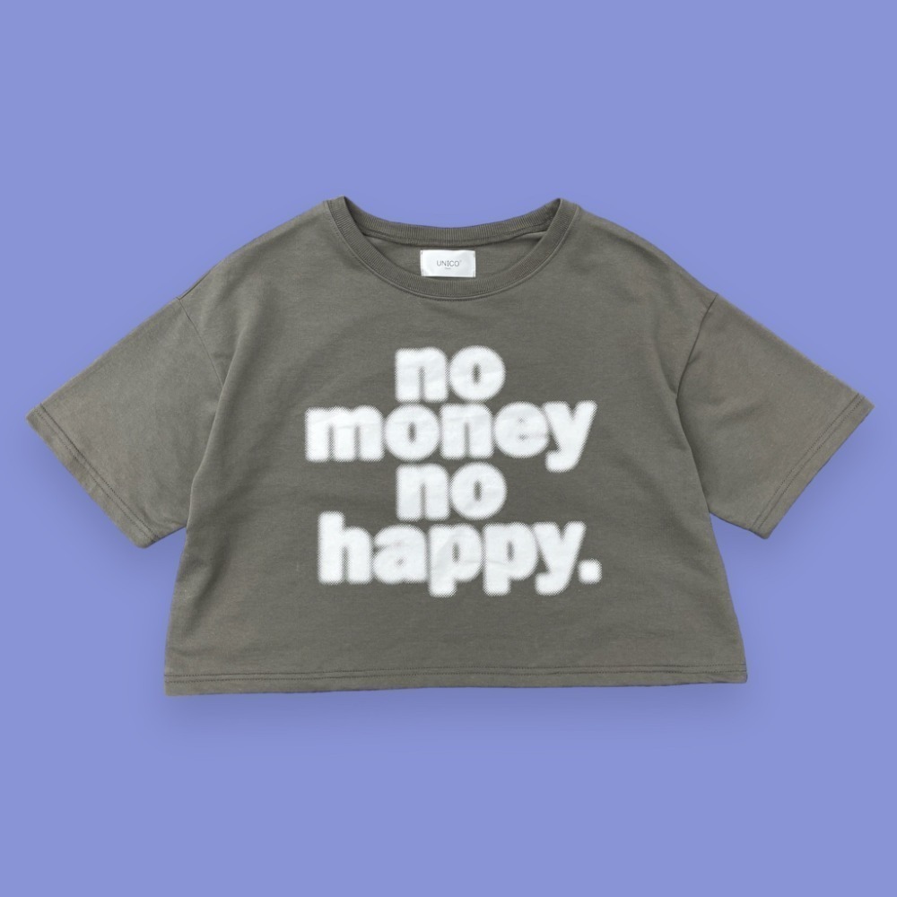 【MOB】no money no happy短T (情侶款)-細節圖11
