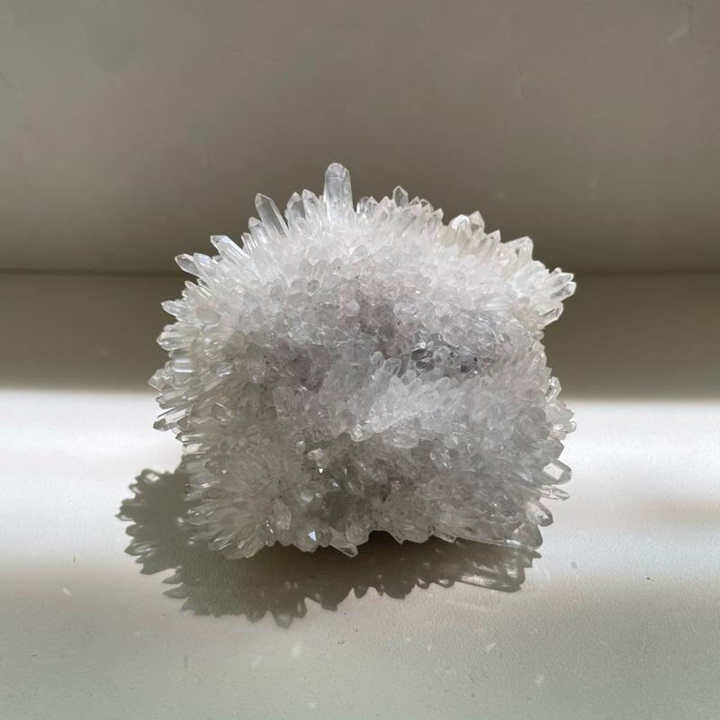 冰透菊花晶簇 Clear crystal cluster 水晶原礦 礦物  白水晶-細節圖2