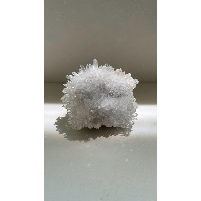 冰透菊花晶簇 Clear crystal cluster 水晶原礦 礦物  白水晶-細節圖3