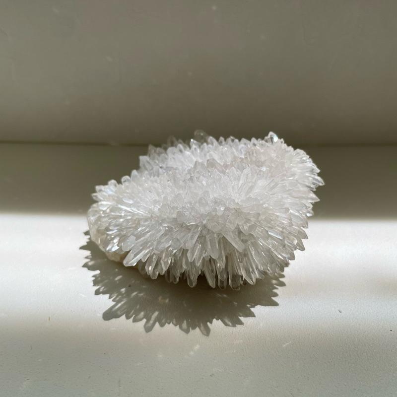 冰透菊花晶簇 Clear crystal cluster 水晶原礦 礦物  白水晶-細節圖5