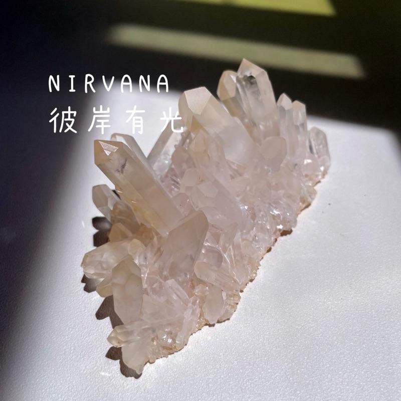 粉皮白水晶簇 大師水晶 white quartz cluster 原礦 礦物-細節圖3