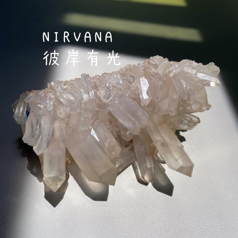粉皮白水晶簇 大師水晶 white quartz cluster 原礦 礦物-細節圖5