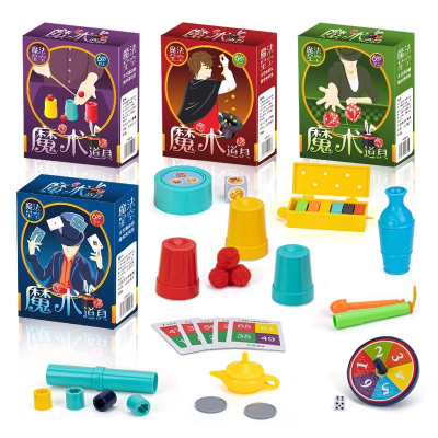 【W先生】魔術道具 魔術玩具 兒童 整人玩具 硬幣 卡牌 骰子 紙牌魔術 撲克牌魔術 手指套 魔術棒 透視魔術 換牌術