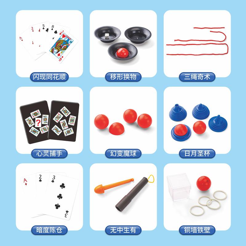 【W先生】魔術道具 魔術玩具 兒童 整人玩具 硬幣 卡牌 骰子 紙牌魔術 撲克牌魔術 手指套 魔術棒 透視魔術 換牌術-細節圖3