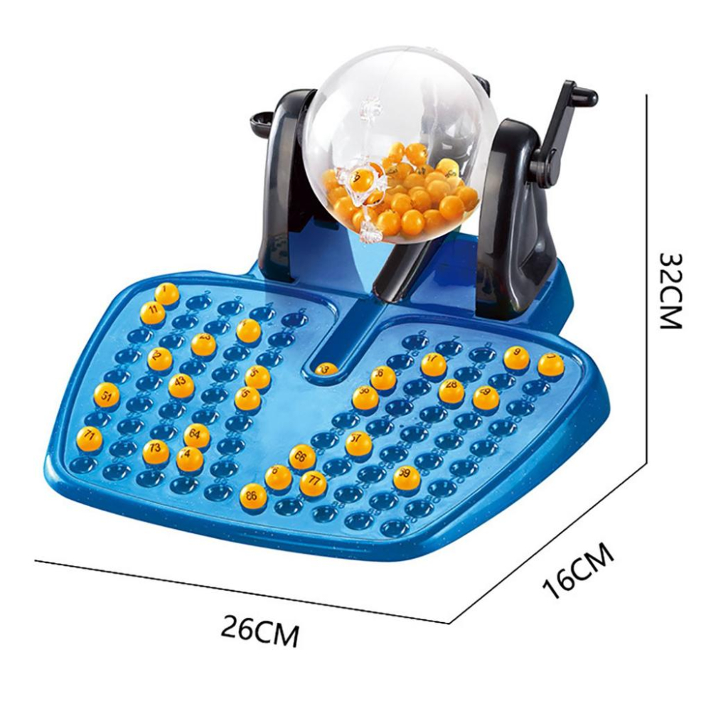 【W先生】Bingo 賓果機 賓果遊戲 賓果卡 搖球機 開獎機 抽獎機 樂透 90顆球 連線遊戲 益智遊戲 桌遊 玩具-細節圖3