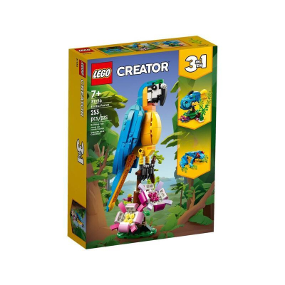 【W先生】LEGO 樂高 積木 玩具 CREATOR 3合1 創意系列 異國鸚鵡 31136