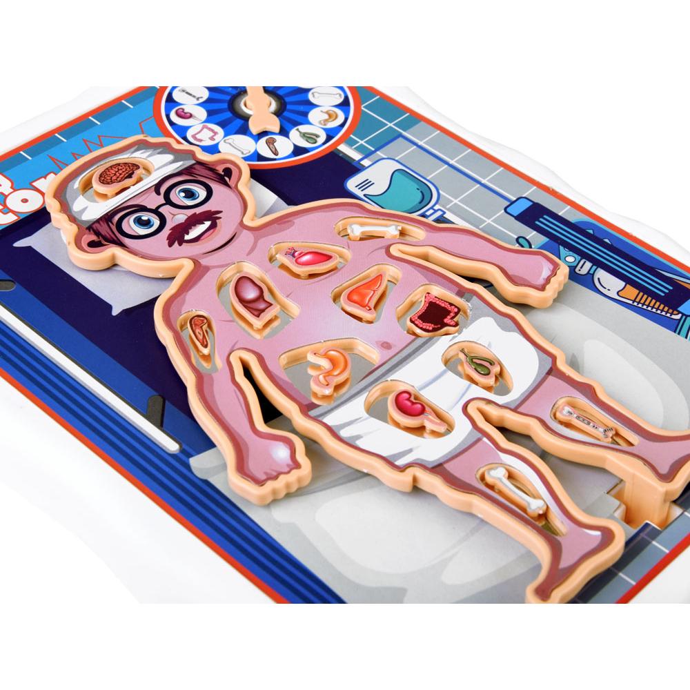 【W先生】瘋狂醫生 拯救病人 恐龍 海盜 手術模擬器 外科手術遊戲 人體器官 電流觸碰 電流急急棒 玩具 派對 桌遊-細節圖5